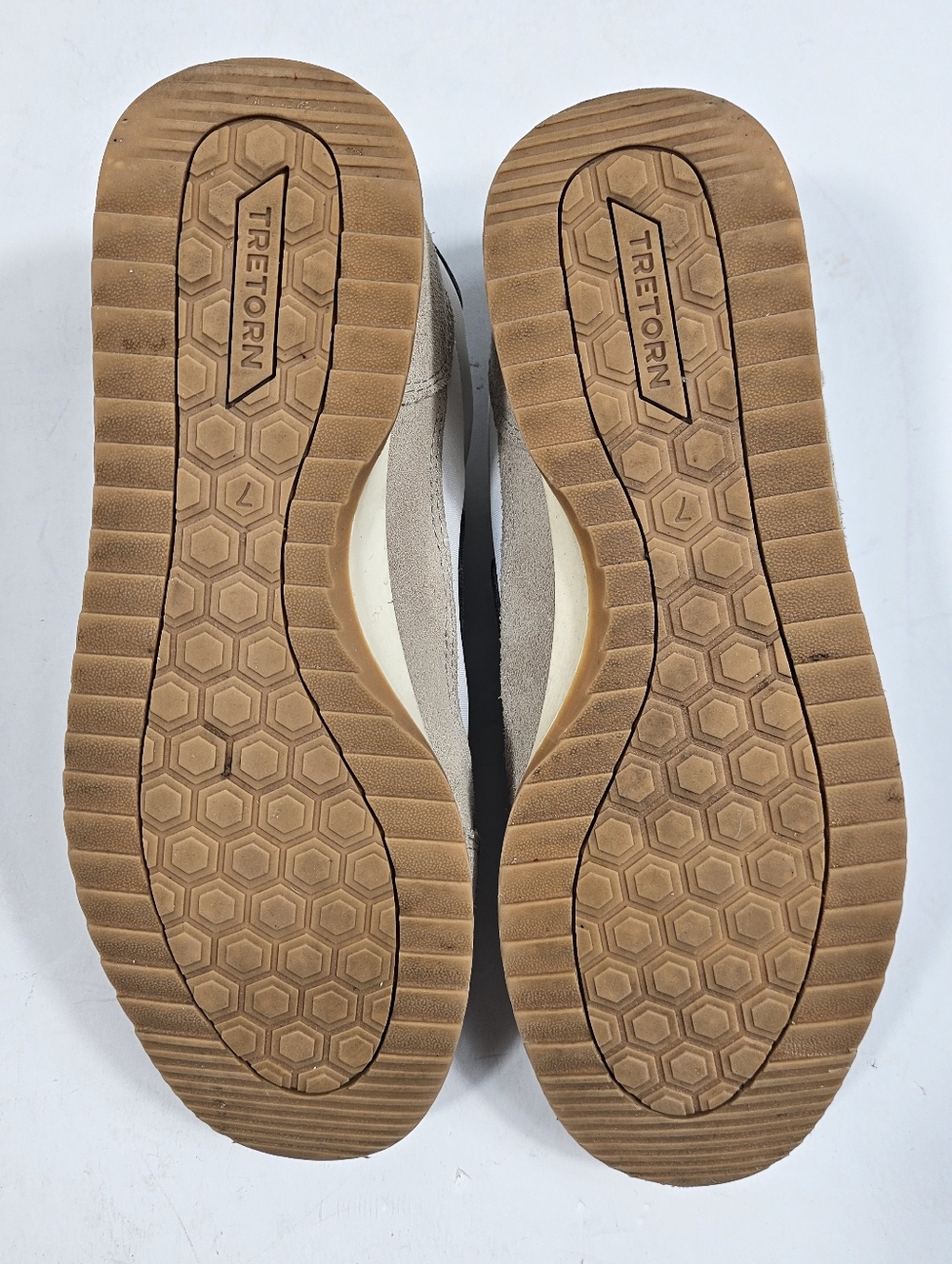 Tretorn Rawlins 2.0 Suede & Textile White  Beige Green Lace Up Retro Sneaker - Picture 14 of 16